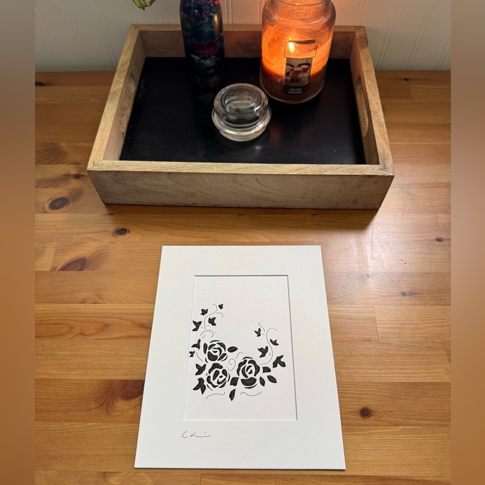 New Original Signed Artwork Ink on Paper